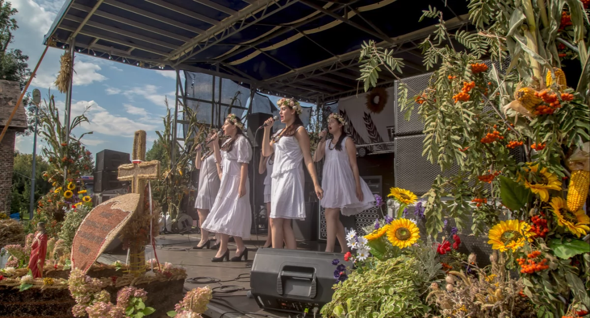 Ze sceny popłynęły przyjemne dla ucha melodie. / FOT. UM Radymna