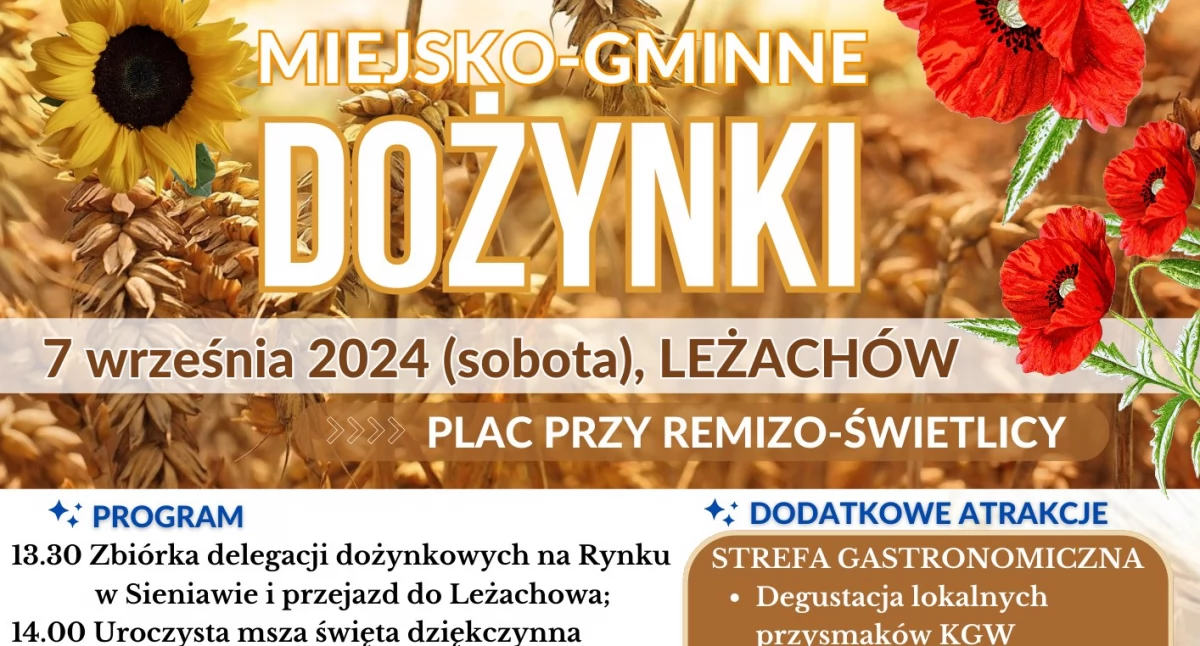 Inne wydarzenia, Miejsko gminne dożynki Leżachowie - zdjęcie, fotografia