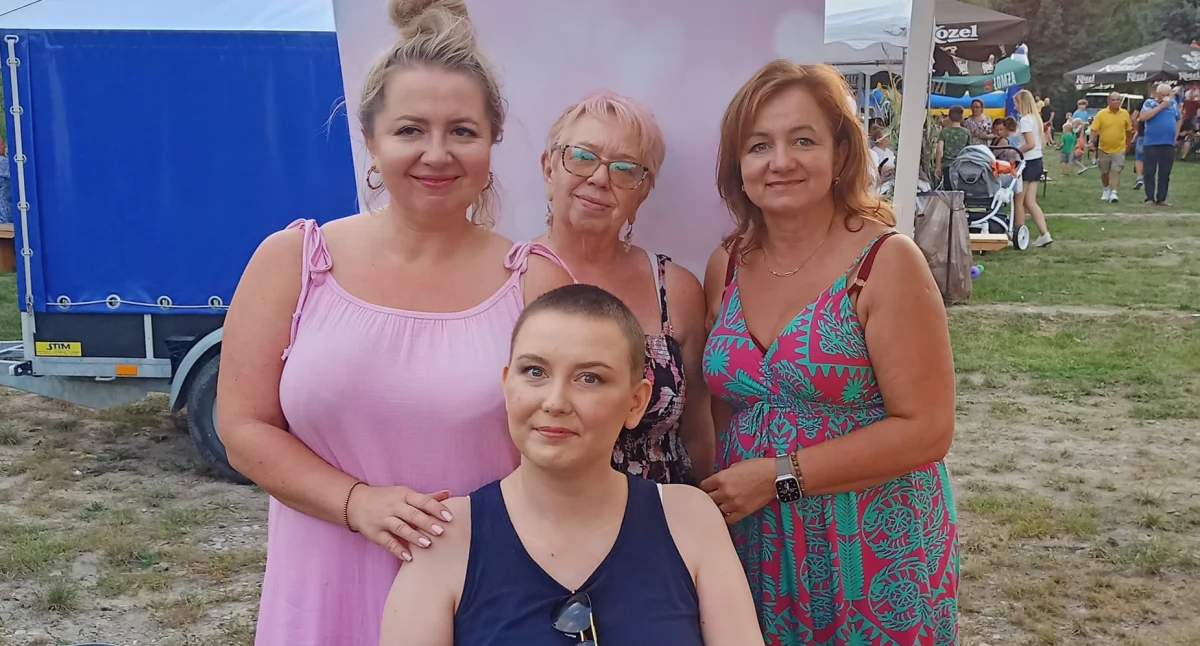 Przez cały czas na pikniku obecna była też główna sprawczyni całego zamieszania – pani Wiola (na pierwszym planie). Jak zawsze promieniowała pozytywną energią./ FOT. FB W. Cichocka