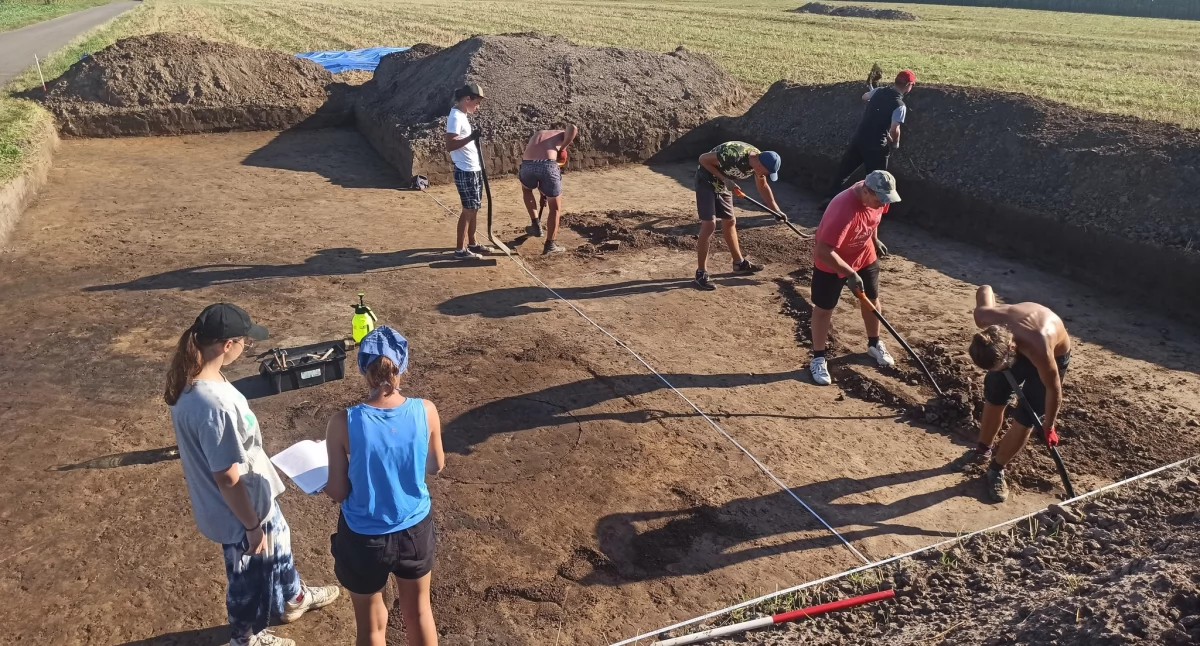 Rzeszowscy archeolodzy z zespołu dr Dariusza Króla z Instytutu Archeologii Uniwersytetu Rzeszowskiego spodziewają się kolejnych ciekawych odkryć./ FOT. Uniwersytet Rzeszowski