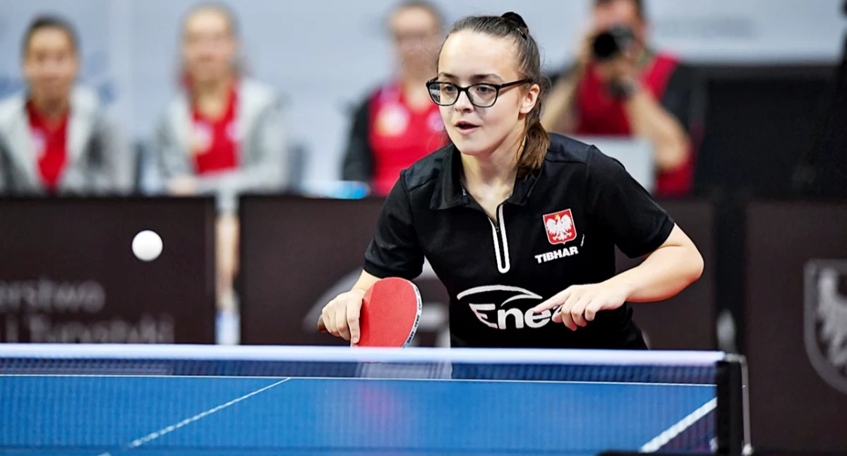 Wychowanka Kolpinga Jarosław Anna Brzyska jest na razie jedyną Polką pewną gry w singlu na MŚJ. Fot. PZTS