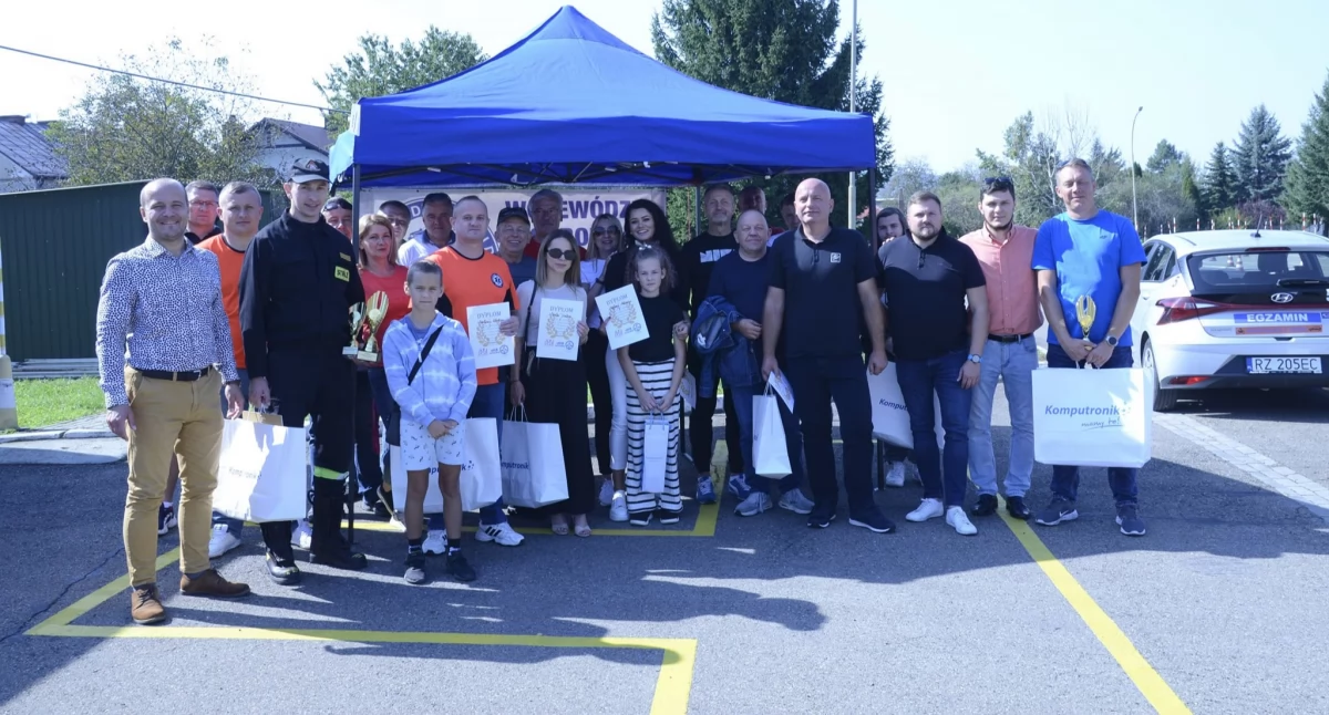 W kategorii open najlepszy czas spośród wszystkich zawodników uzyskał Marcin Zagulak z Komendy Miejskiej Państwowej Straży Pożarnej w Przemyślu. Fot. WORD Przemyśl