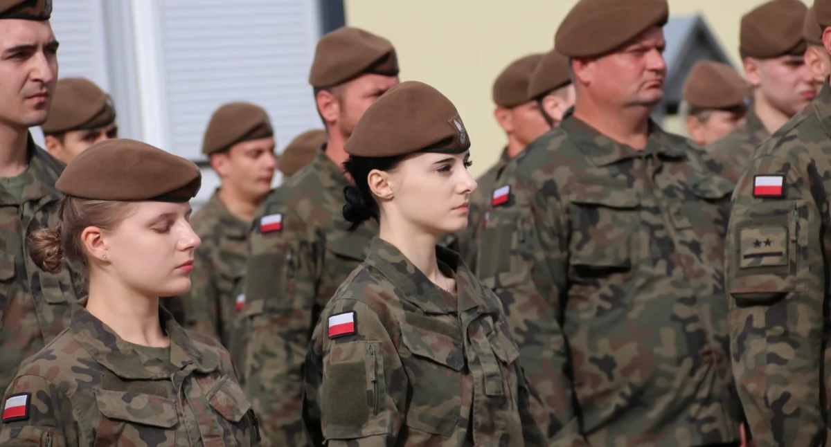 Kolejnych 40 ochotników rozpoczęło służbę w 20. Przemyskiej Brygadzie Obrony Terytorialnej im. gen. dyw. Stefana Roweckiego ps. „Grot”. Fot. 20. PBOT