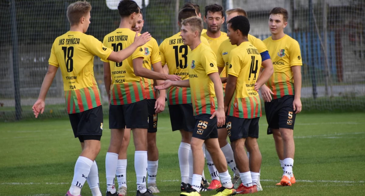 Zespół KS Wiązownica-Wisłoczanka Tryńcza gra bardzo regularnie, nie myli się i zaczyna odskakiwać rywalom w tabeli. Fot. Wisłoczanka Tryńcza