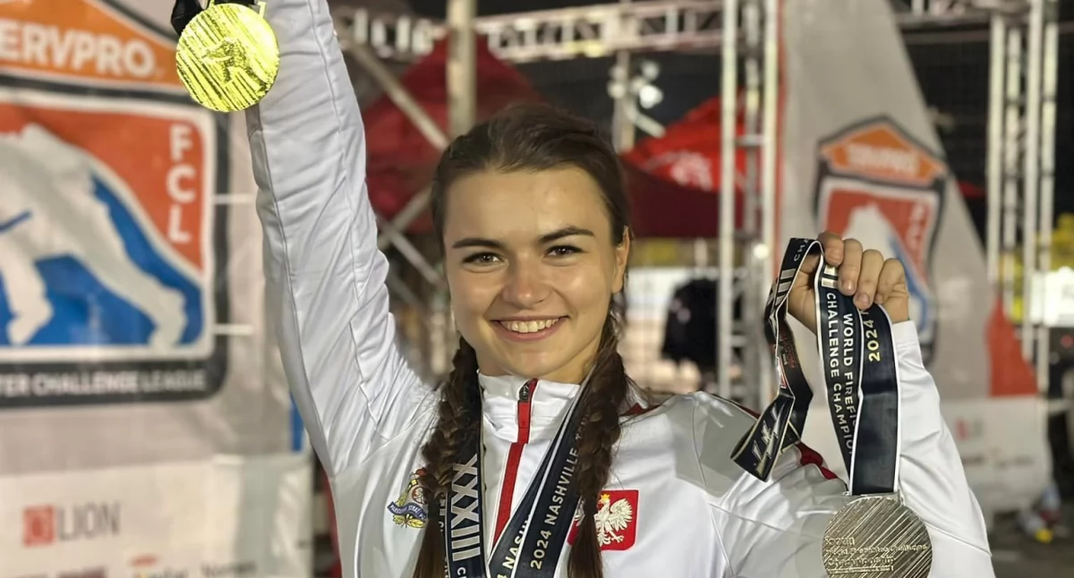 Młodsza aspirant Justyna Cichocka wywalczyła w Nashville aż cztery medale.
