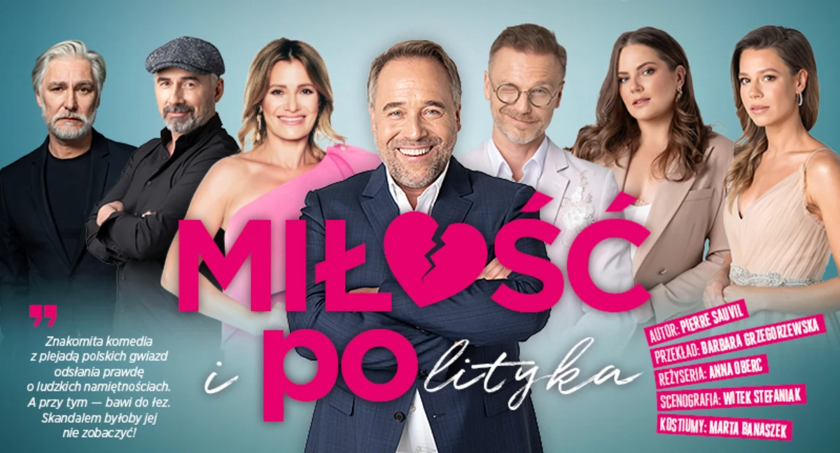 Teatr, „Miłość polityka” bilety naszych Czytelników! - zdjęcie, fotografia