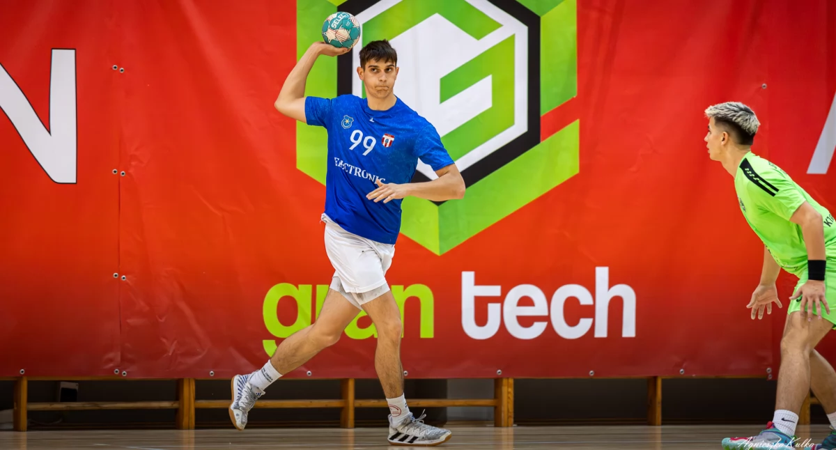 Kacper Bednarz zdobył w Końskich 4 bramki. Fot. Agnieszka Kulka