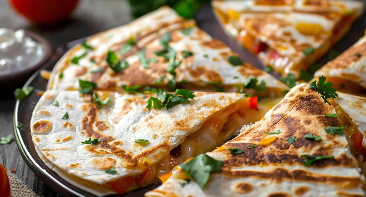 Przepisy kulinarne, Śniadaniowa tortilla jajkiem - zdjęcie, fotografia