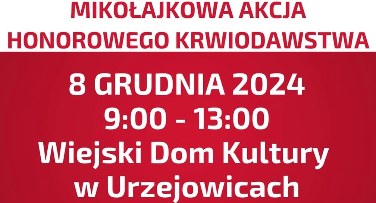 Akcje społeczne, Mikołajkowa akcja krwiodawstwa - zdjęcie, fotografia