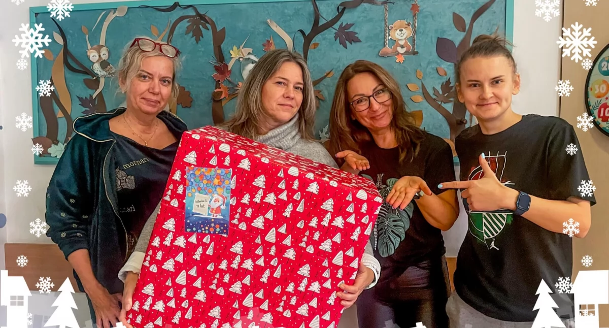 Pomocnicy Świętego z Gdyni – Agnieszka, Sylwia, Ewa i Magdalena. / FOT. materiały organizatowów