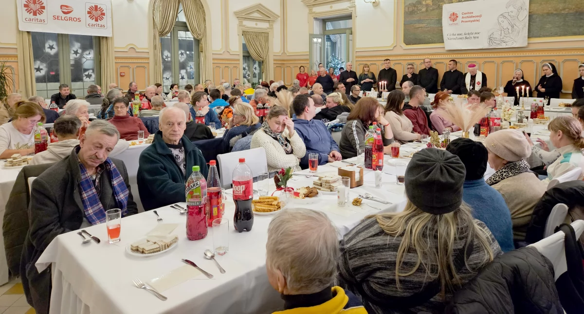 Na Wigilii Caritas wszyscy uczestnicy spotkania doswiadczyli radosci ze wspólnoty i braterstwa./Fot. CARITAS