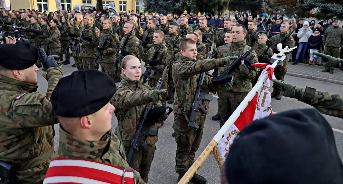 W 1. batalionie czołgów słowa Roty wypowiedziało aż 139 nowych żołnierzy, ochotników dobrowolnej zasadniczej służby wojskowej. Fot. 1 bcz Żurawica