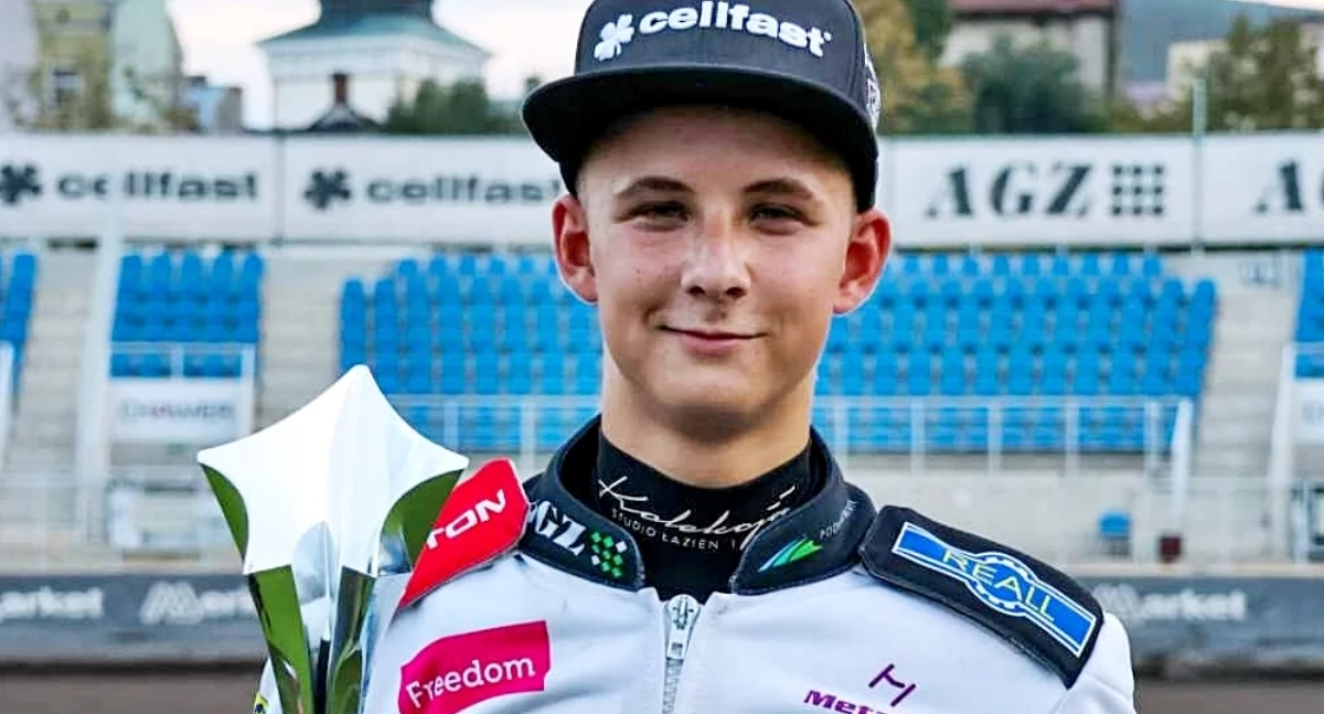 Medyczanin Arkadiusz Kordek to jedna z nadziei polskiego speedwaya. Fot. ze zbiorów A. Kordka