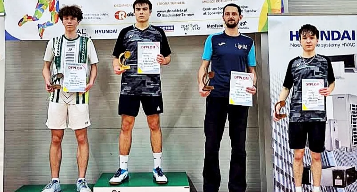 Szymon Kazimir (z lewej) dwukrotnie stanął na podium w Tarnowie. Fot. zbiory własne