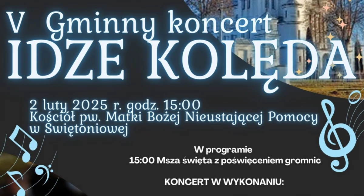 Koncerty / festiwale, „Idzie kolęda” Wyjątkowy koncert Świętoniowej - zdjęcie, fotografia