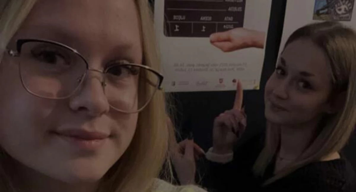 Uczennice przemyskiej „Morawy” Zuzanna Kołacz i Marlena Duda na bohatera swojej filmowej historii wybrały Henryka Jaskułę./ FOT. II LO w Przemyślu