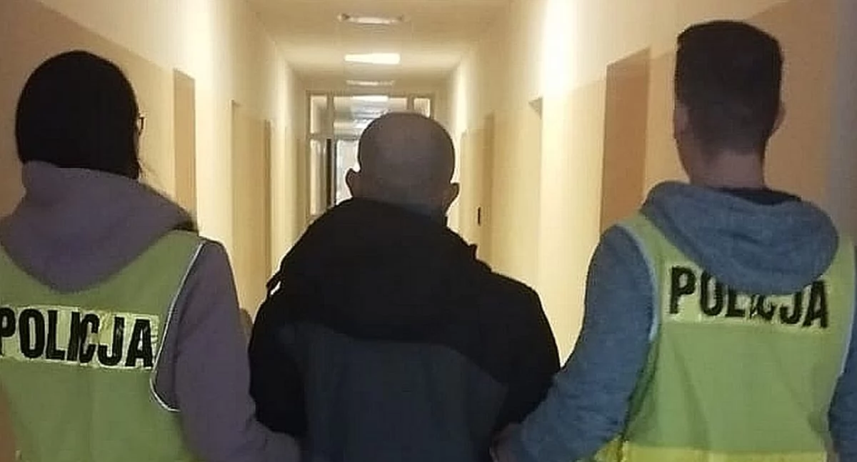 Mężczyzna trafił do policyjnej izby zatrzymań./ FOT. KPP Jarosław
