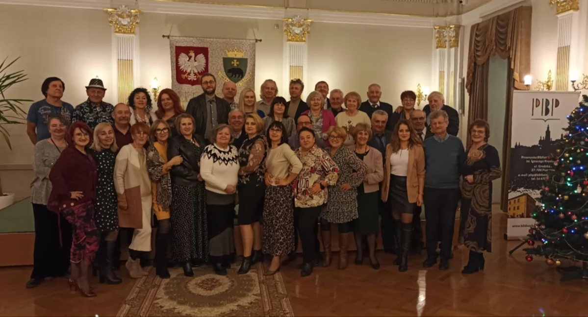 Uczestnicy spotkania opłatkowego RSTK.