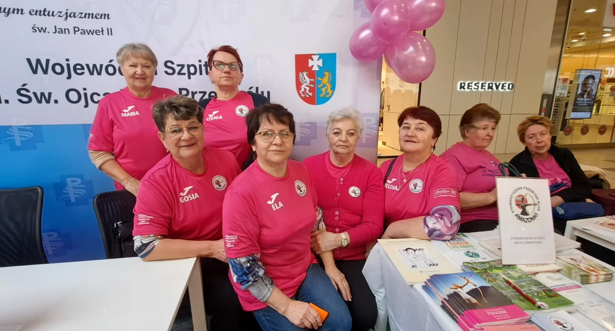 Jak zwykle do profilaktyki namawiały przemyskie Amazonki./ FOT. U. Gielo