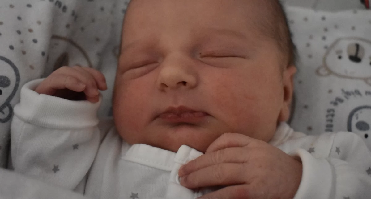 Antonina Szkółka córeczka Anny i Sebastiana, urodzona 4 lutego, waga 3900 g, mieszkanka  Ujkowic.