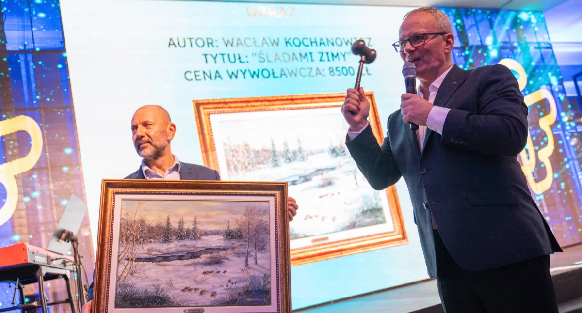 Wśród dzieł sztuki, które były licytowane na gali, nie zabrakło obrazu jarosławskiego malarza realistycznego Wacława Kochanowicza. Uzyskał rekordową cenę 17 tys. 200 zł! / FOT. UMWP