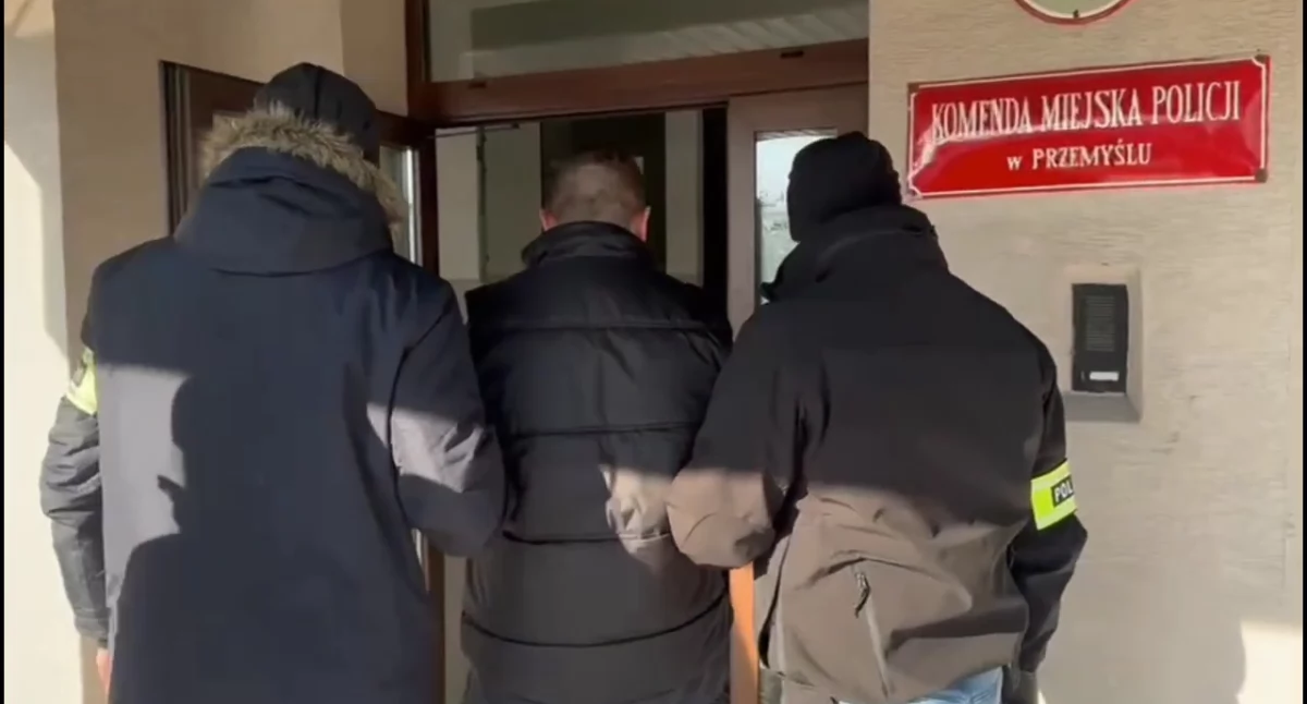 Fot. Stopklatki z filmu opublikowanego przez KMP w Przemyślu 