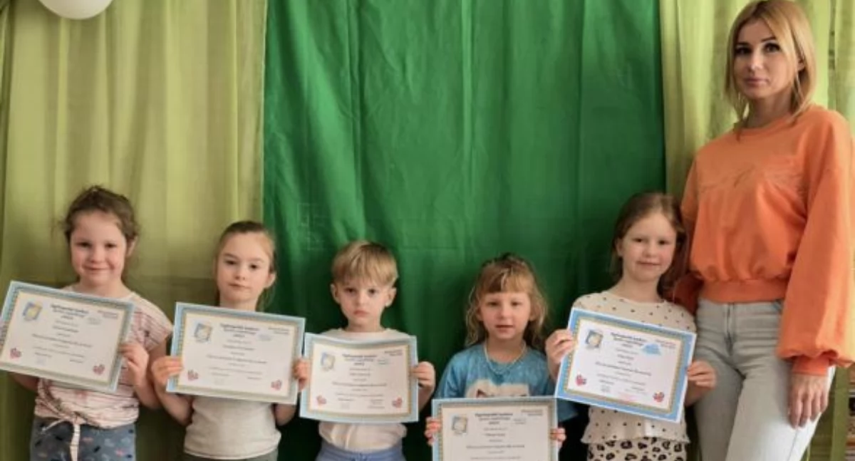 Laureaci konkursu „Linguś” z Przedszkola nr 3 w Przemyślu./ FOT. ZW