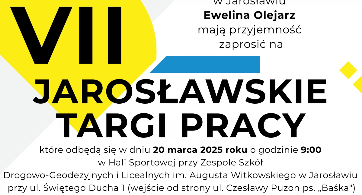 Biznes i inwestycje, Jarosławskie Targi Pracy najbliższy czwartek - zdjęcie, fotografia