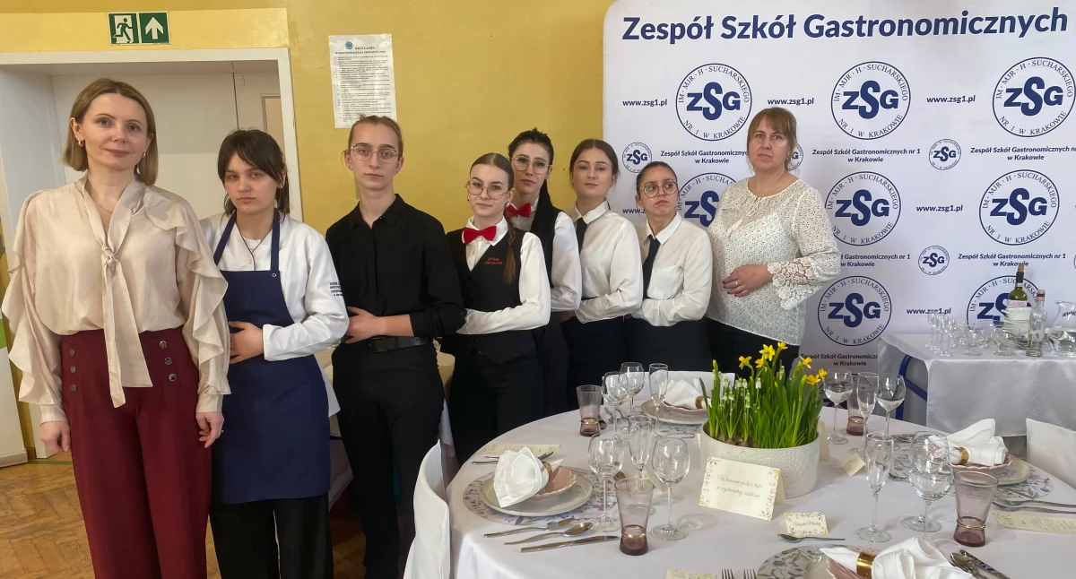 Zwycięska ekipa z Zespołu Szkół Spożywczych i Biznesowych w Jarosławiu./ FOT. ZSSiB