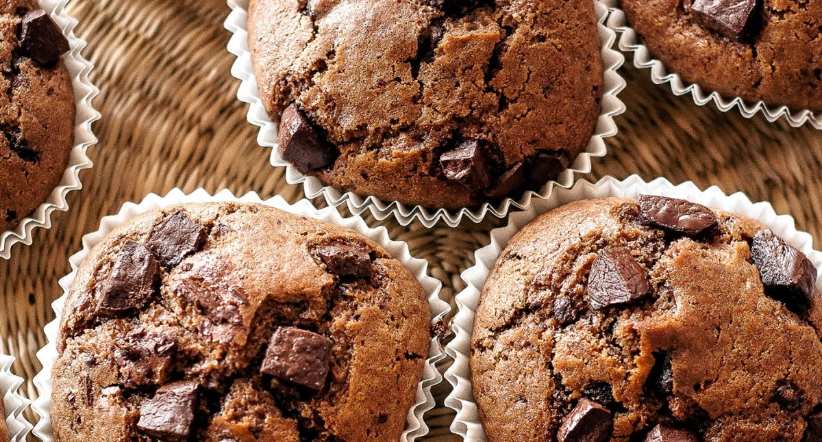 Przepisy kulinarne, Muffiny czekoladowe - zdjęcie, fotografia
