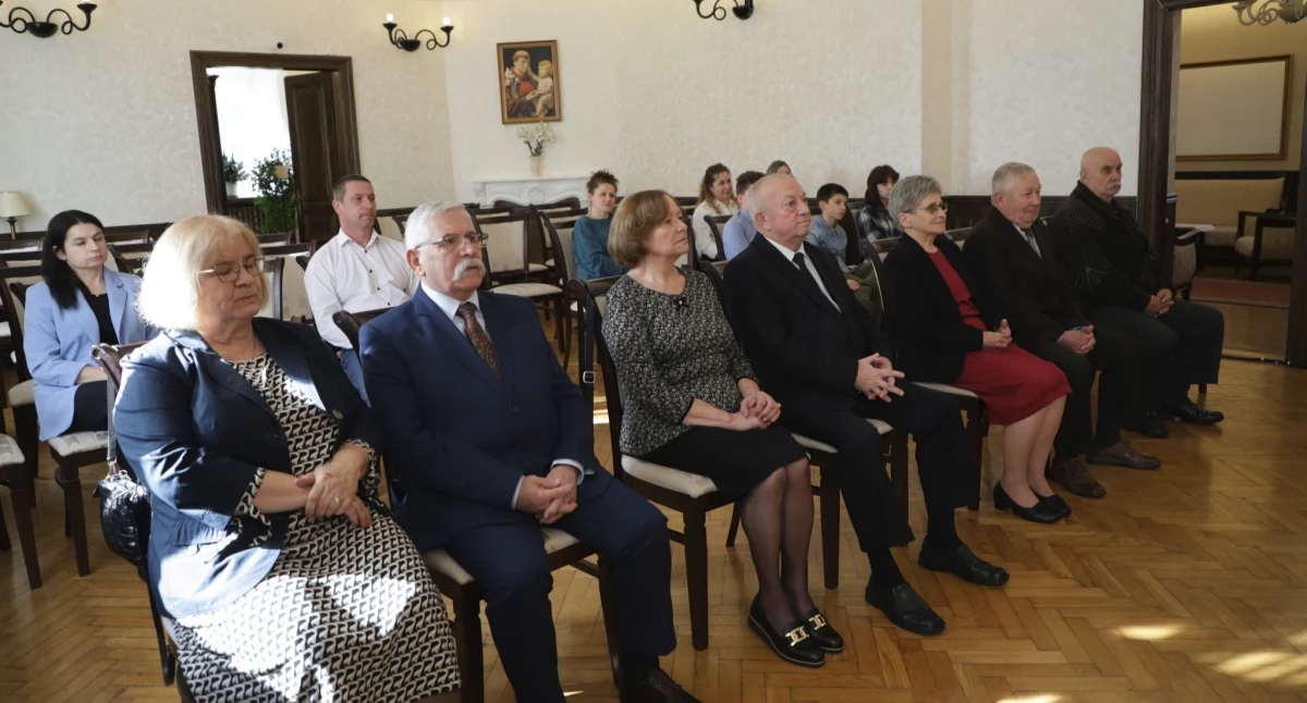 18 marca cztery pary świętowały w przeworskim ratuszu 50-lecie małżeństwa. / FOT. UM Przeworsk