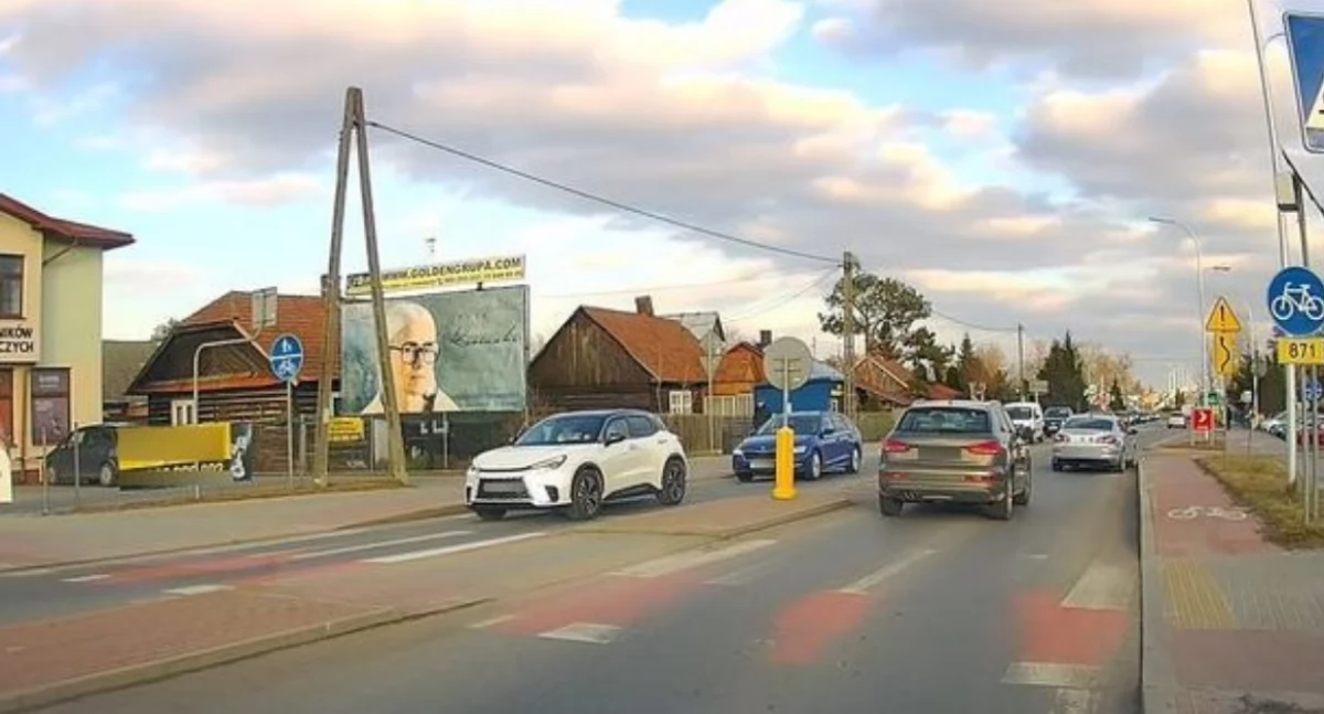 Całe zajście miało miejsce w poniedziałek, 7 kwietnia, o g. 16, na ul. Sienkiewicza w Tarnobrzegu./ FOT. KMP Tarnobrzeg