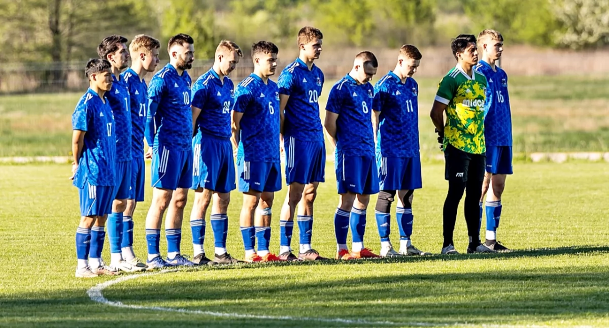 Start Lisie Jamy sprawił niespodziankę, remisując w Tryńczy z liderem KS Wiązownica-Wisłoczanką. Fot. Start Lisie Jamy