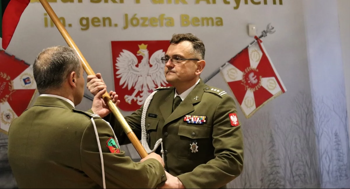 Od 29 stycznia br. generał brygady Robert Matysek jest dowódcą 1. Mazurskiej Brygady Artylerii w Węgorzewie. Fot. 1. MBA Węgorzewo