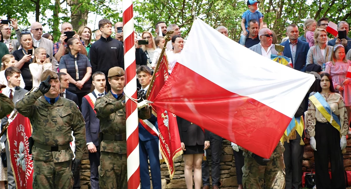 3 maja br. na Wzgórzu Zamkowym znowu było odświętnie. Fot. Mariusz Godos