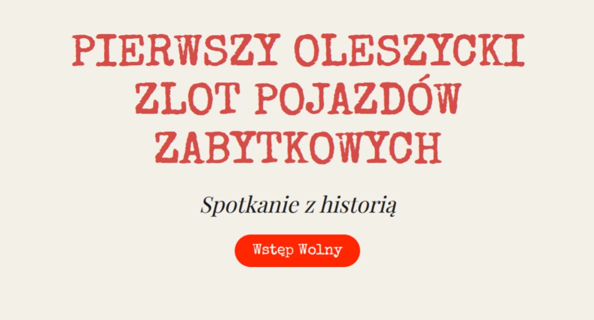 Inne wydarzenia, Pojazdów Zabytkowych - zdjęcie, fotografia