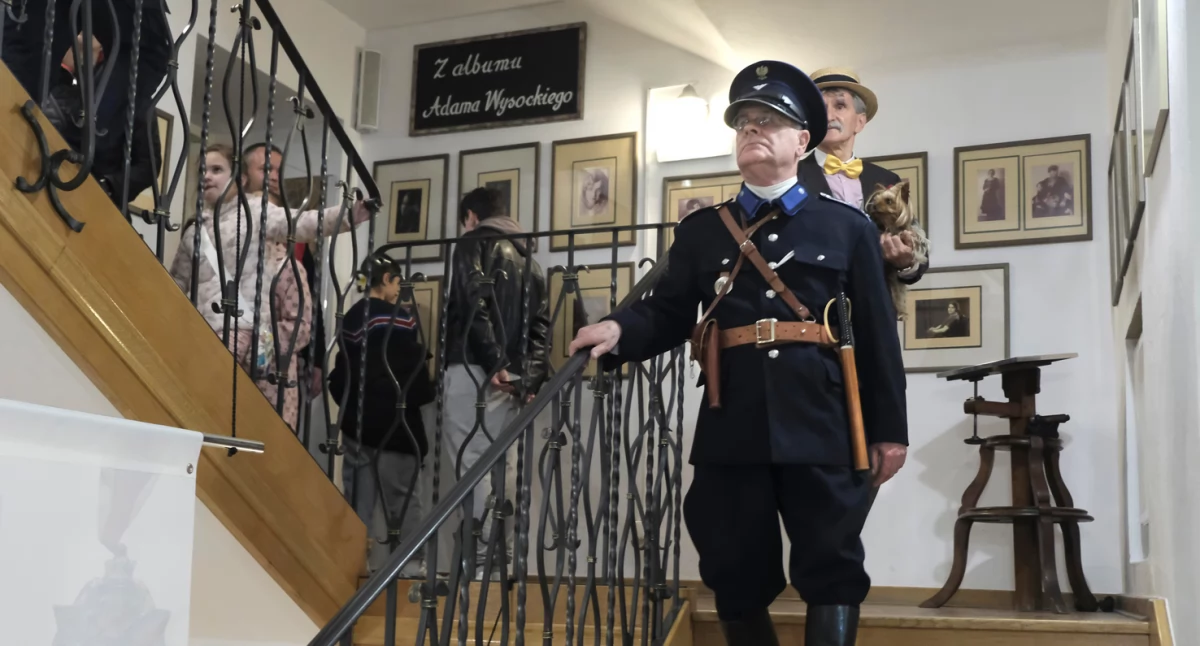 Muzeum Historii Miasta Przemyśla odwiedził przedwojenny policjant w stopniu przodownika./Fot. Jacek Szwic