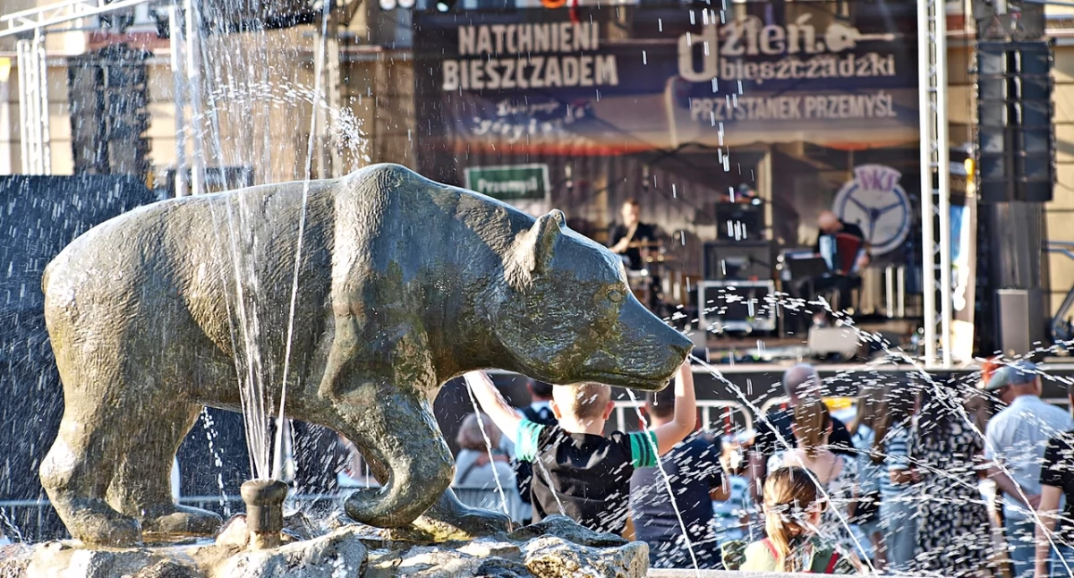 Już po raz czwarty przemyski Rynek „pachniał” Bieszczadami. Fot. Mariusz Godos