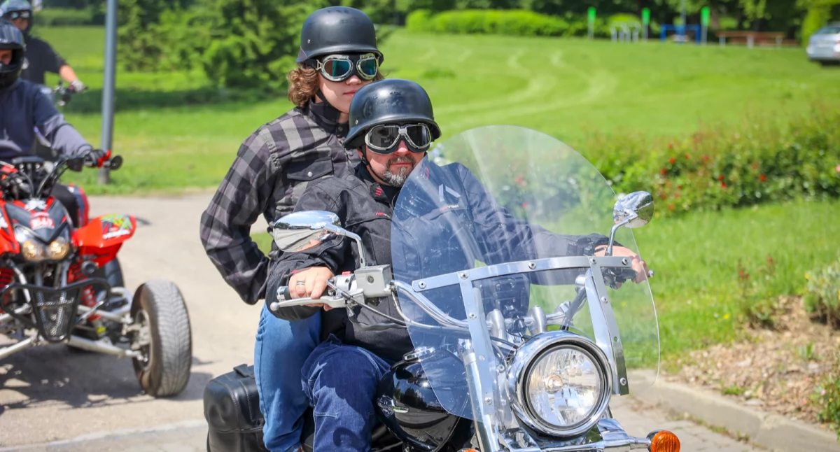 Wydarzenie jak co roku było przestrzenią do integracji motocyklowej braci./ FOT. UG Horyniec-Zdrój