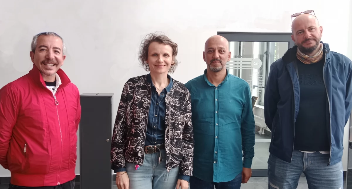 Na zdjęciu dr Magdalena Bojarska, kierownik Działu Współpracy Międzynarodowej i Instytucjonalny Koordynator Programu Erasmus+ PANS w Jarosławiu z przedstawicielami tureckich uczelni, którzy niedawno gościli w Jarosławiu./ FOT. PANS w Jarosławiu