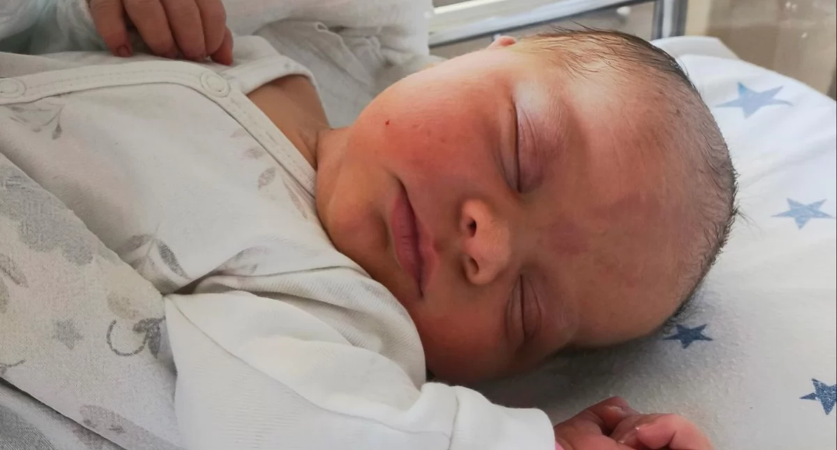 Adam Brzeżawski, synek Marzeny i Jacka, urodzony 1 lipca, waga 4790 g, mieszkaniec Przemyśla. 