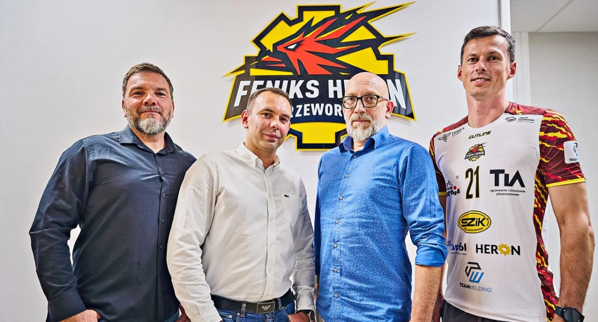 Od lewej: Bartosz Ścisłowicz, Rafał Pieniążek, Marek Pieniążek i Rafał Buszek. Fot. zbiory własne