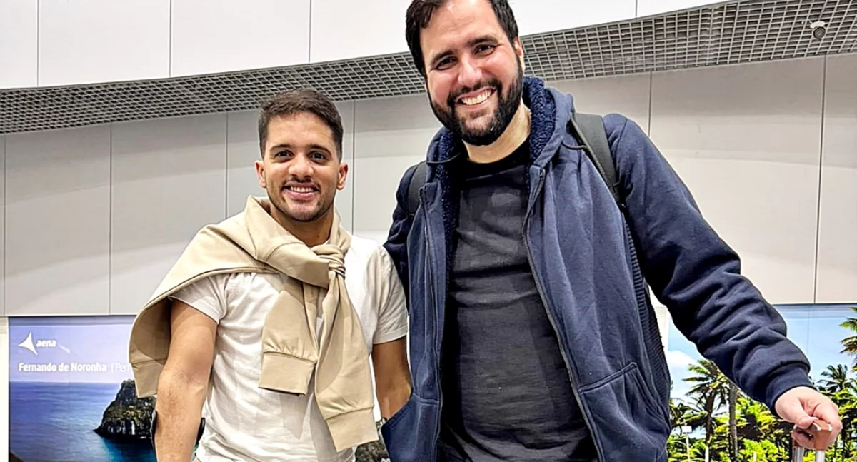 Vanildo Neto (z prawej) i Victor Diego gotowi do podróży! Fot. zbiory własne