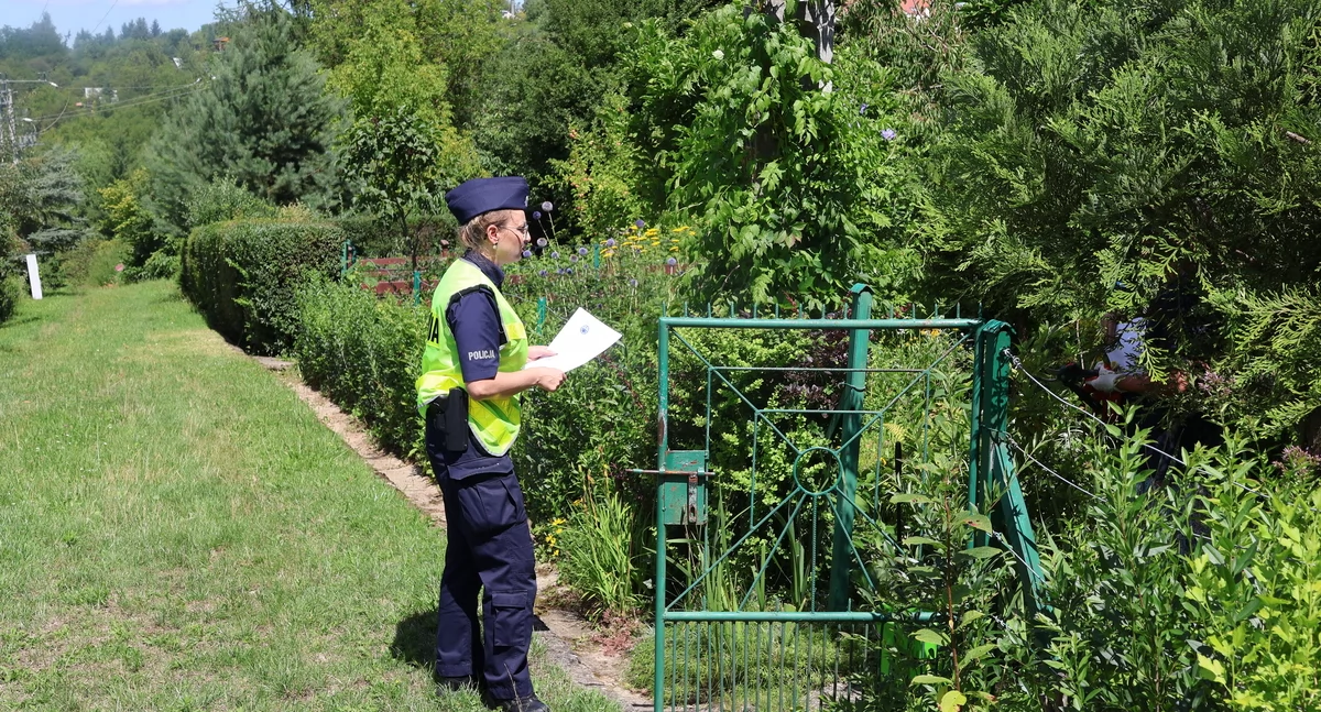 Swój apel do działkowców skierowała też przemyska policja, przypominając, by zabezpieczali właściwie altany i nie zostawiali w nich przedmiotów wartościowych bez nadzoru./ FOT. KMP Przemyśl