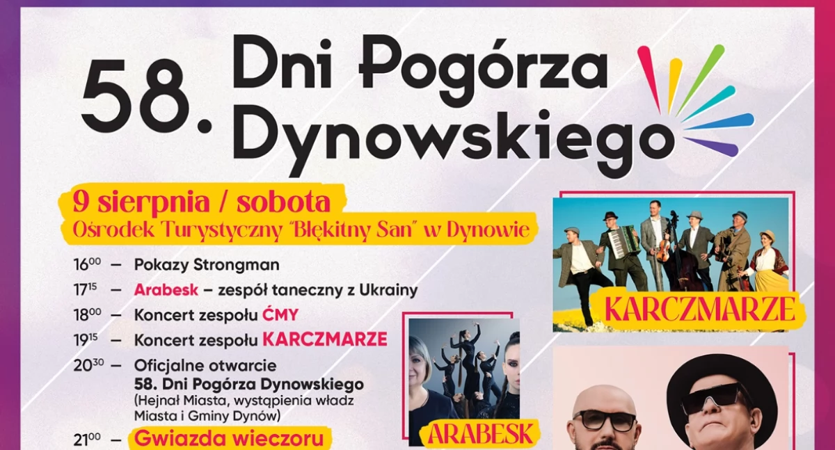 Wydarzenia i jubileusze, Pogórza Dynowskiego [PROGRAM] - zdjęcie, fotografia