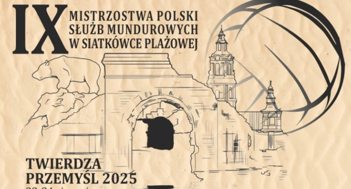 Sporty różne, Mistrzostwa Polski siatkówce plażowej służb mundurowych Twierdza Przemyśl - zdjęcie, fotografia