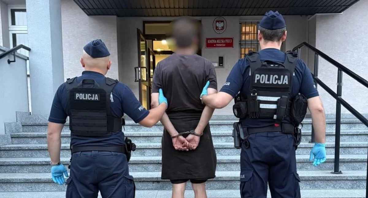 Poszukiwany przez sąd 39-latek teraz nie uniknie już kary. / FOT. KMP Przemyśl