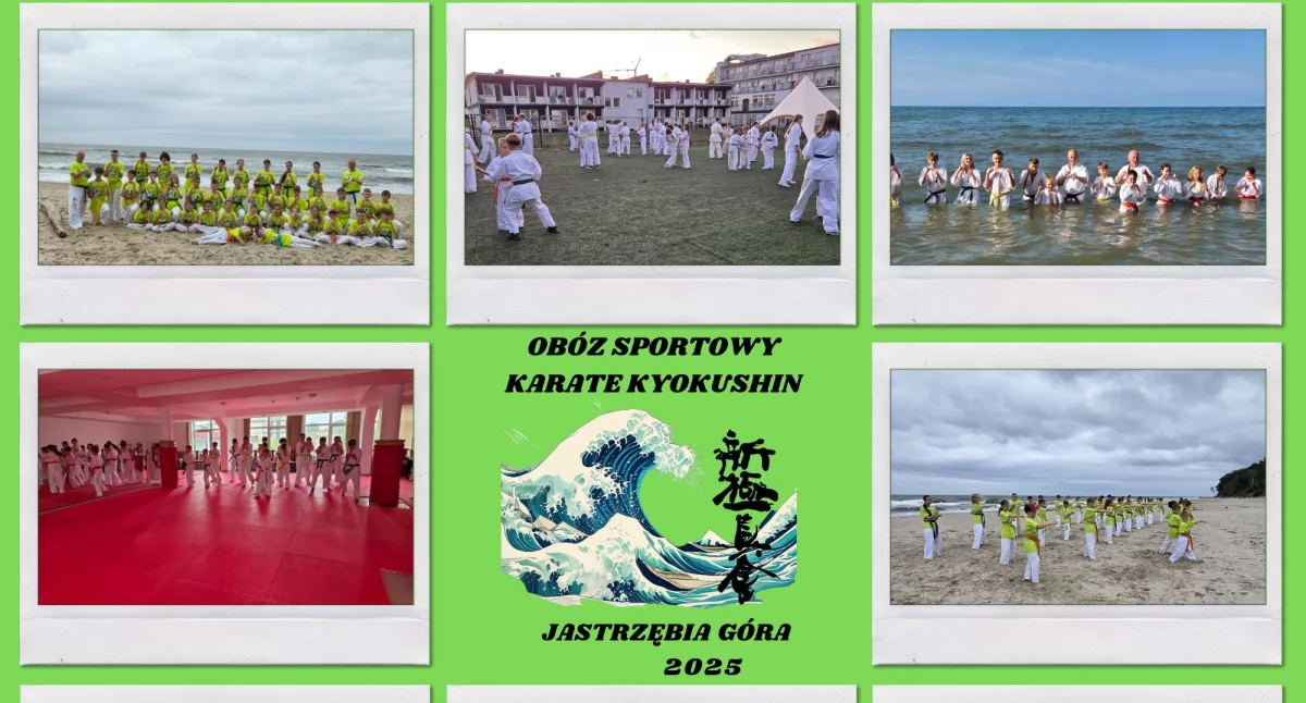 Po miesiącach wytężonej pracy przyszedł czas na regenerację – zarówno fizyczną, jak i mentalną. Tradycyjnie już letni obóz sportowy odbył się nad Bałtykiem, w Jastrzębiej Górze. Fot. zbiory własne