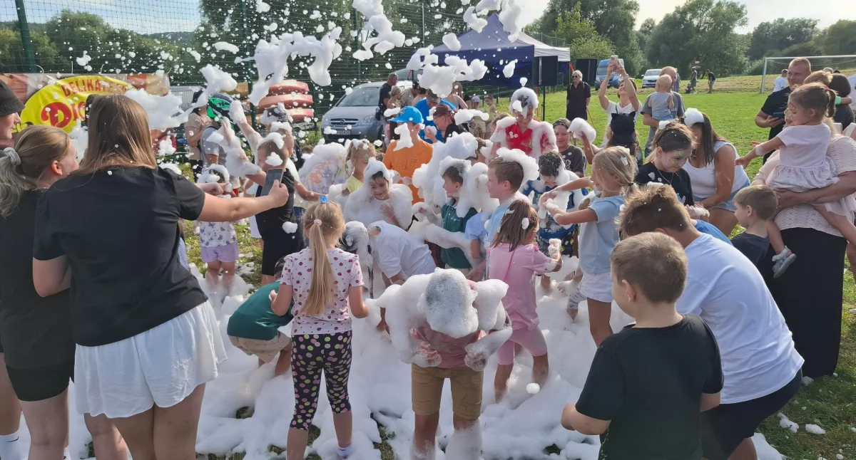 Oczywiście piana party była jednym z ważniejszych punktów imprezy. Fot. zbiory własne