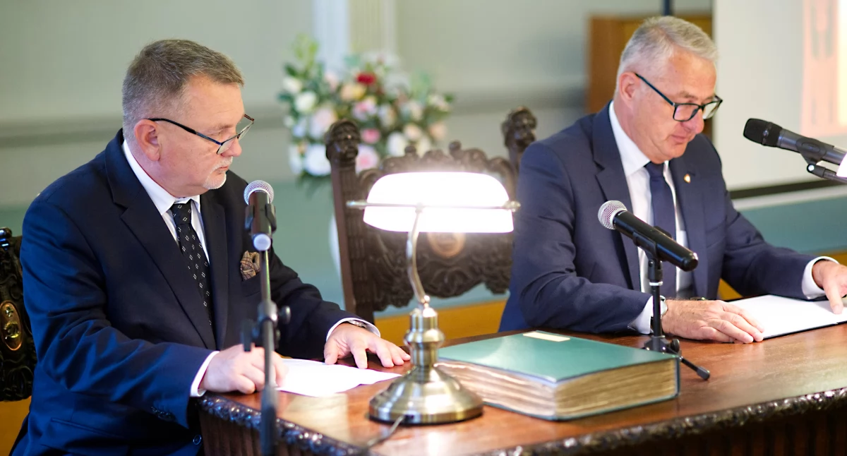 Posłowie na Sejm RP – Marek Rząsa i Andrzej Zapałowski./Fot.A.Podulka